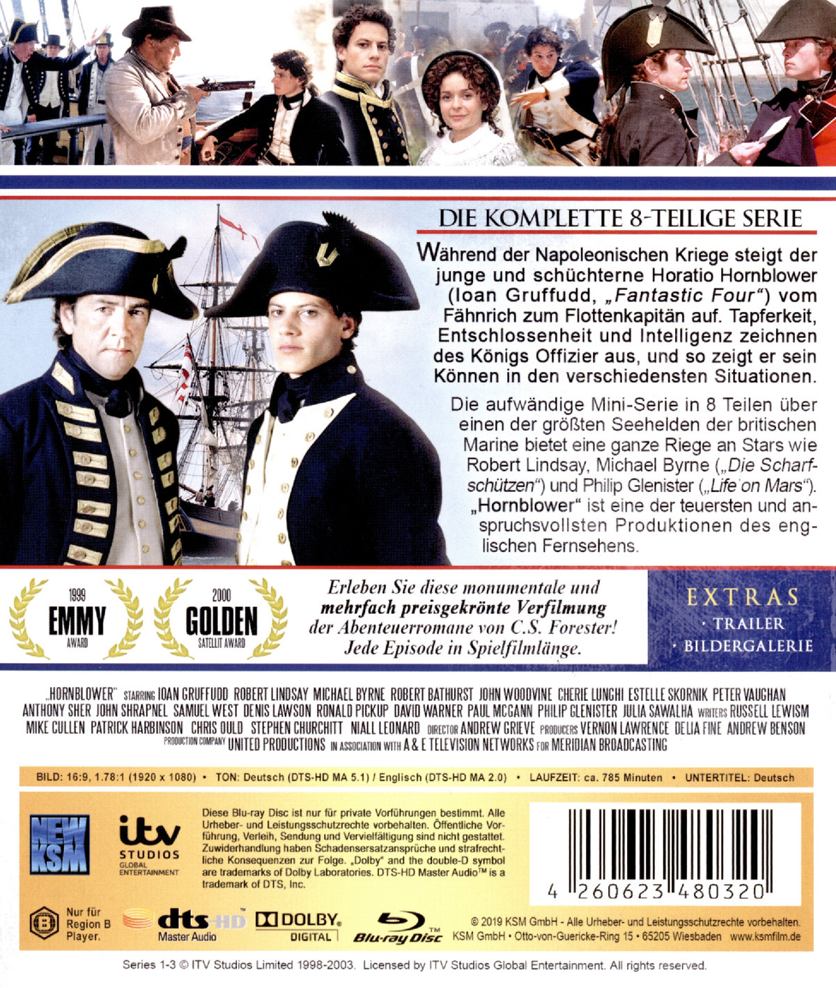 Hornblower  - Die komplette Serie  [8 BRs]  (Blu-ray Disc)