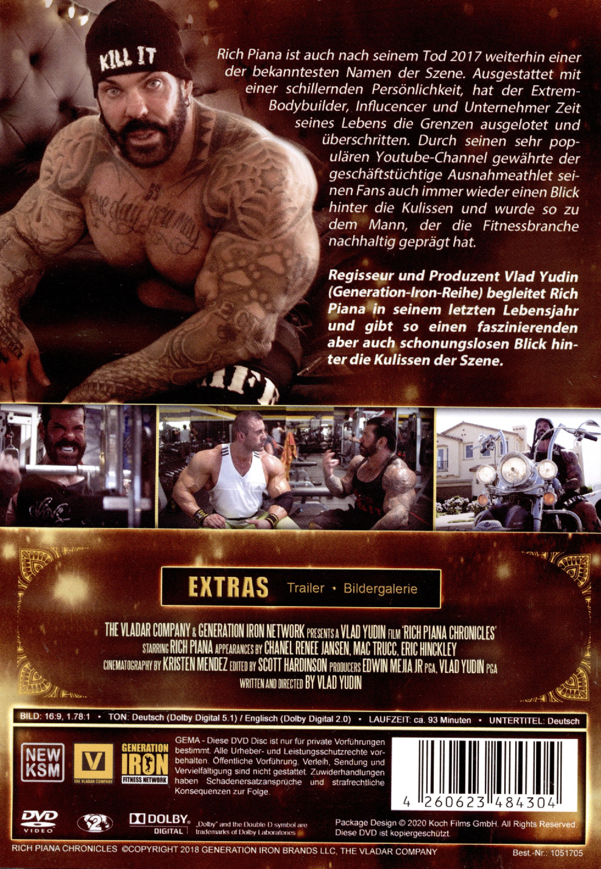 Generation Iron: Die Rich Piana Story  (DVD)