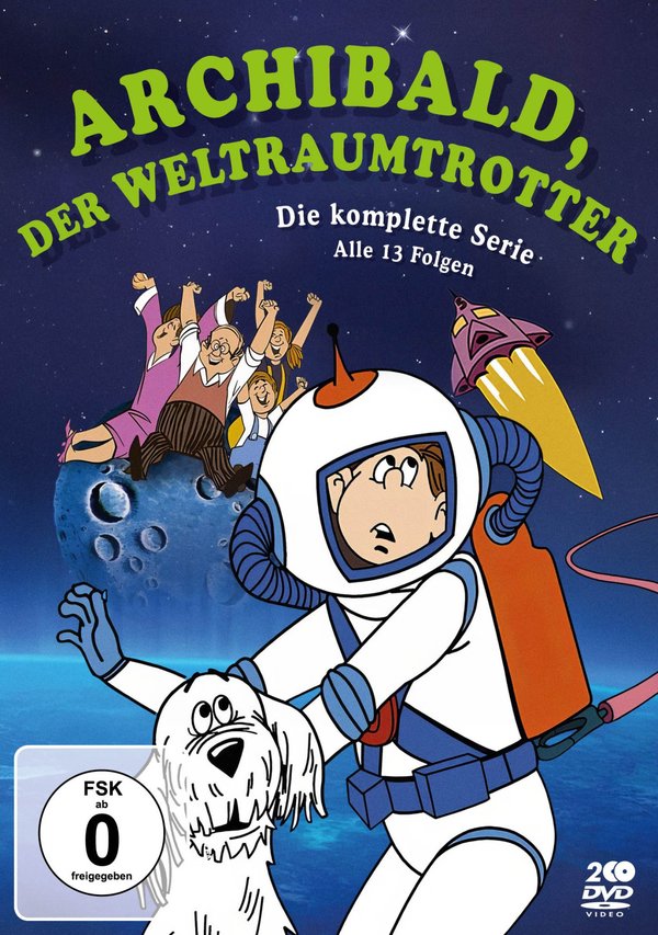 Archibald, der Weltraumtrotter - Die komplette Serie (Alle 13 Folgen)  [2 DVDs]  (DVD)