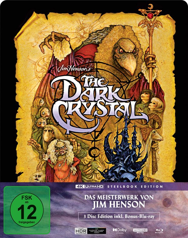 Der dunkle Kristall - Limited Steelbook Edition  (4K Ultra HD+blu-ray)