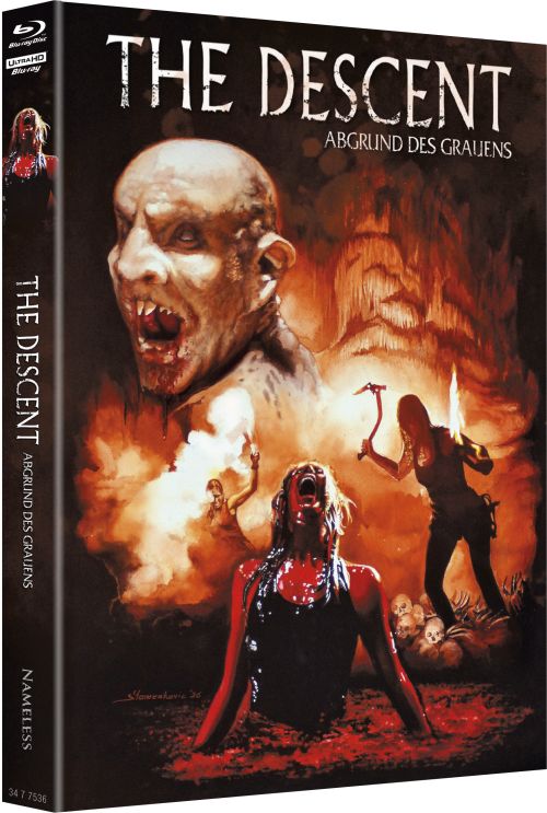 Descent, The - Abgrund des Grauens - Uncut  Mediabook Edition (4K Ultra HD+blu-ray) (G)