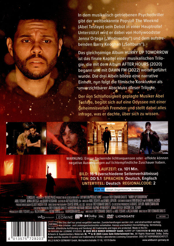 Hurry Up Tomorrow  (DVD)