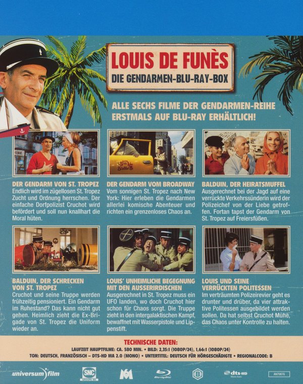 Louis de Funes - Gendarmen Box (blu-ray)