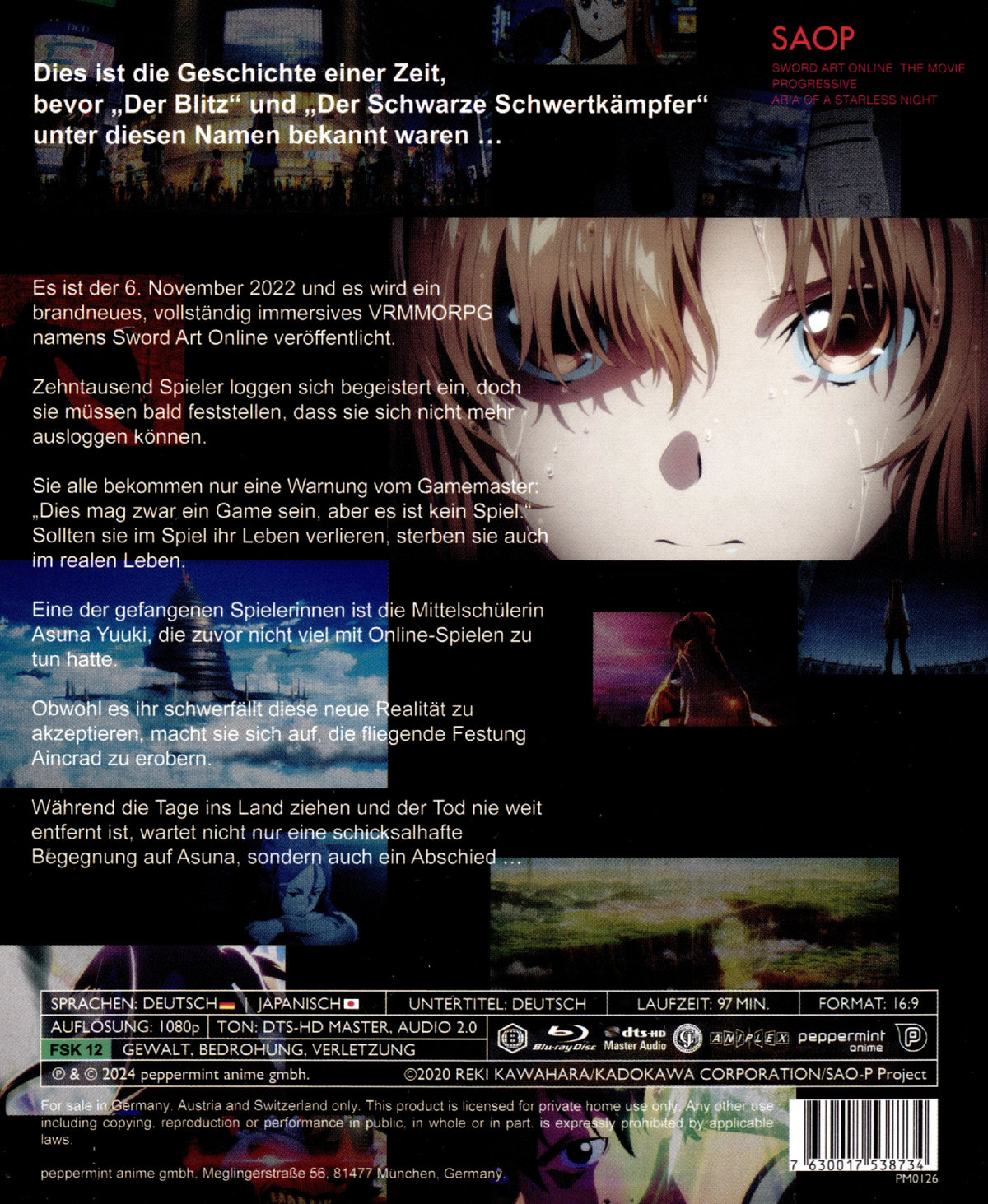 Sword Art Online: The Movie - Progressive: Aria of a Starless Night  (Blu-ray Disc) Sword Art Online: The Movie - Progressive: Aria of a Starless Night  (Blu-ray Disc)