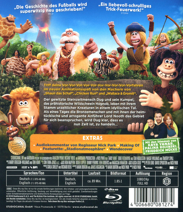 Early Man - Steinzeit bereit (blu-ray)