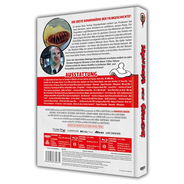 Kondom des Grauens - Directors Cut Mediabook Edition  (4K Ultra HD+blu-ray) (D) Kondom des Grauens - Directors Cut Mediabook Edition  (4K Ultra HD+blu-ray) (D)