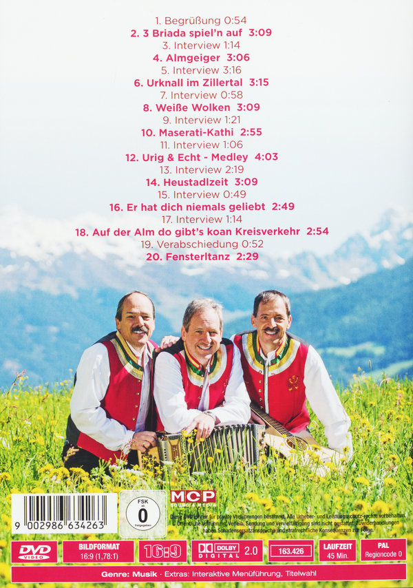 Zellberg Buam - Legenden der Volksmusik  (DVD)