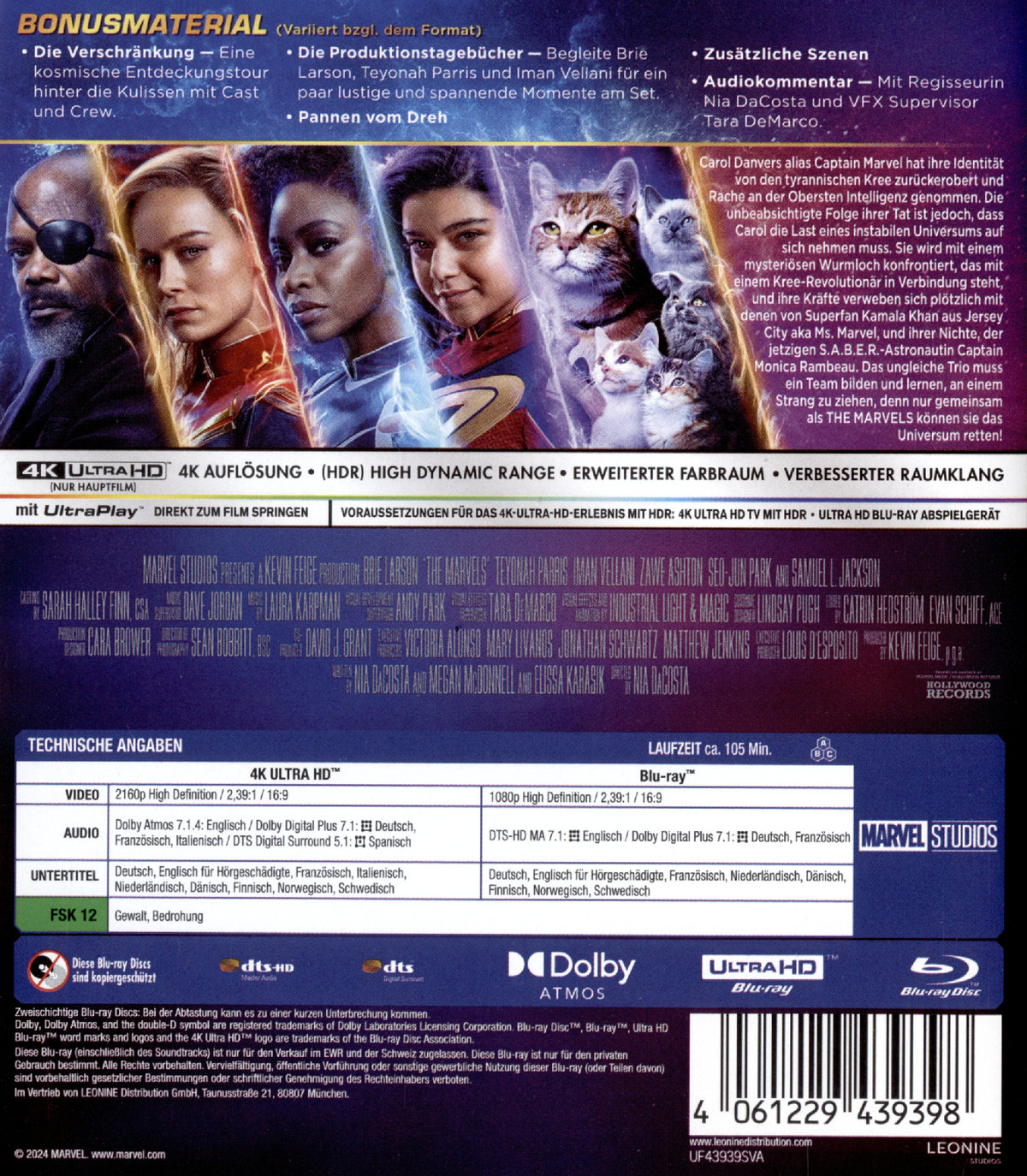The Marvels  (4K Ultra HD) (+ Blu-ray) The Marvels  (4K Ultra HD) (+ Blu-ray)