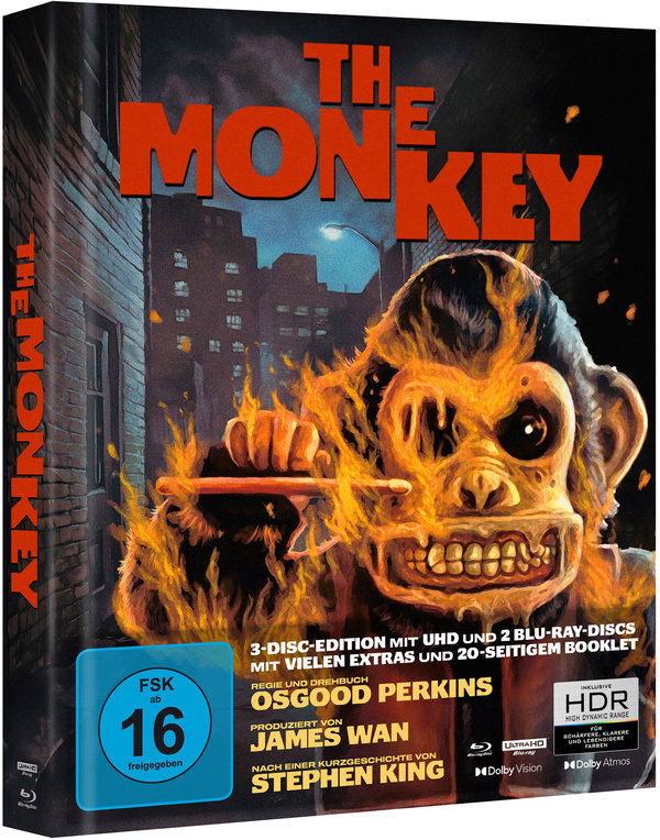 The Monkey - Uncut Mediabook Edition  (4K Ultra HD+blu-ray)