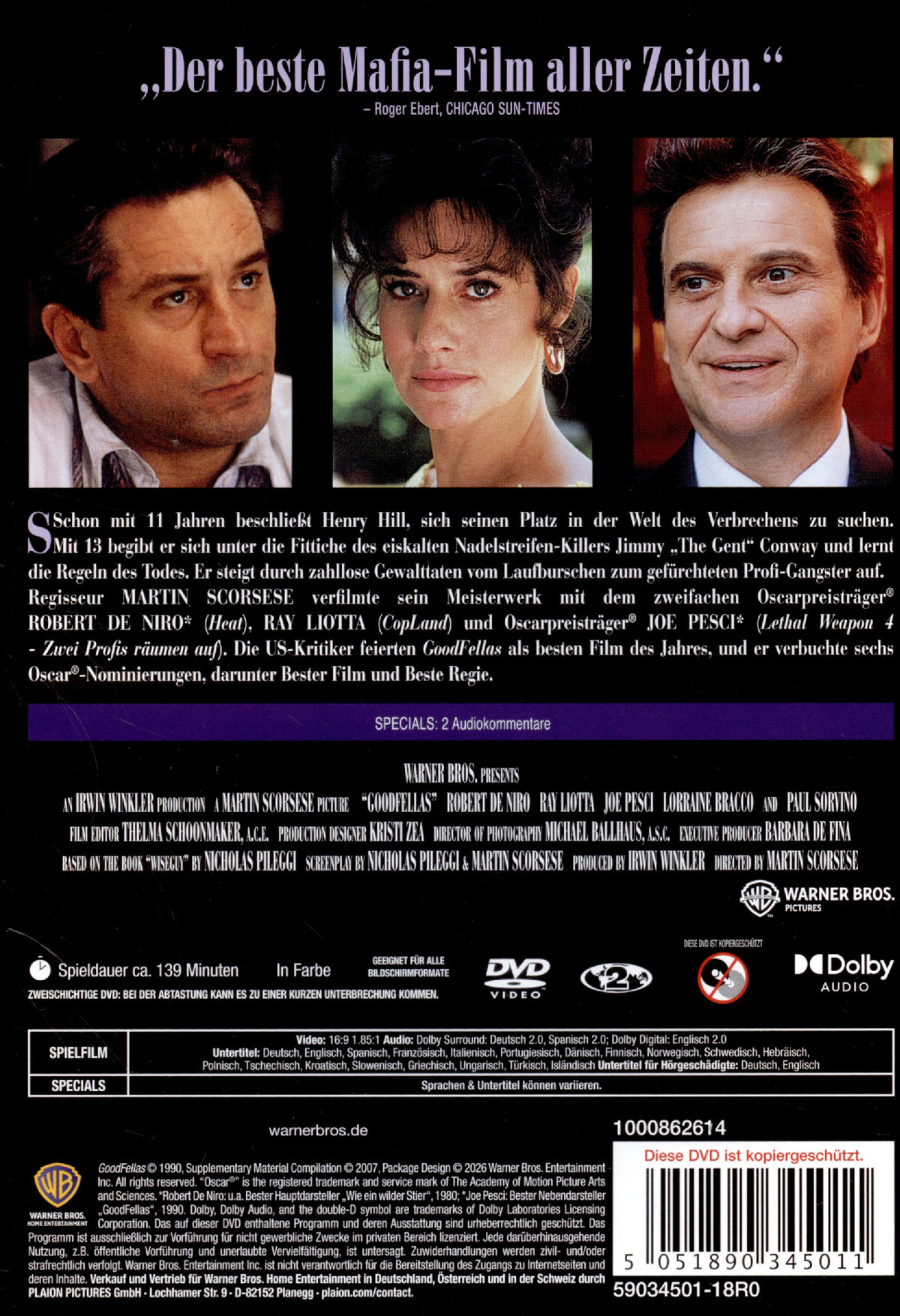 Goodfellas: Drei Jahrzehnte in der Mafia  (DVD)