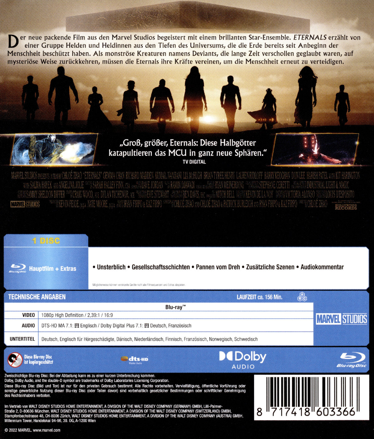 Eternals (blu-ray)