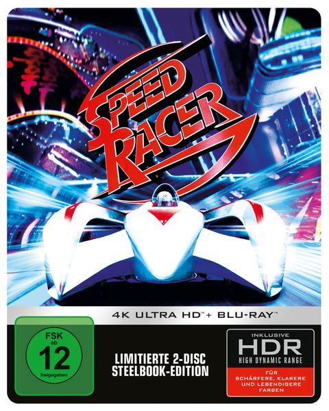 Speed Racer - Uncut Steelbook Edition  (4K Ultra HD+blu-ray)