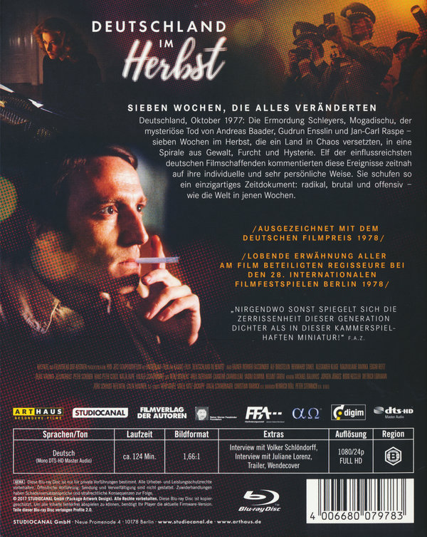 Deutschland im Herbst  [SE]  (Blu-ray Disc)
