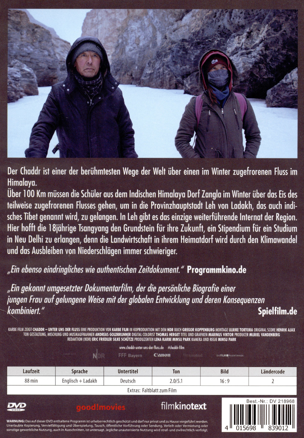 CHADDR - Unter uns der Fluss  (OmU)  (DVD)