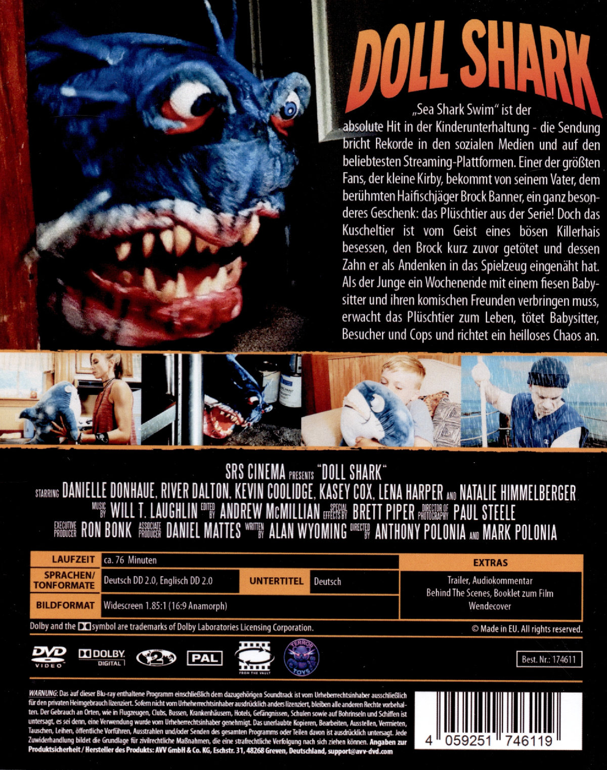 DOLL SHARK - Cover A  (DVD)