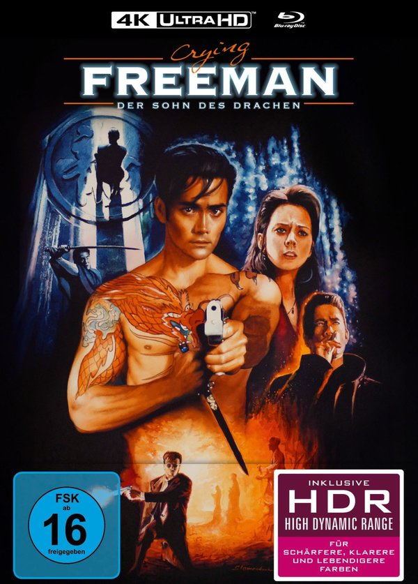 Crying Freeman - Der Sohn des Drachen - Uncut Mediabook Edition  (4K Ultra HD+blu-ray)