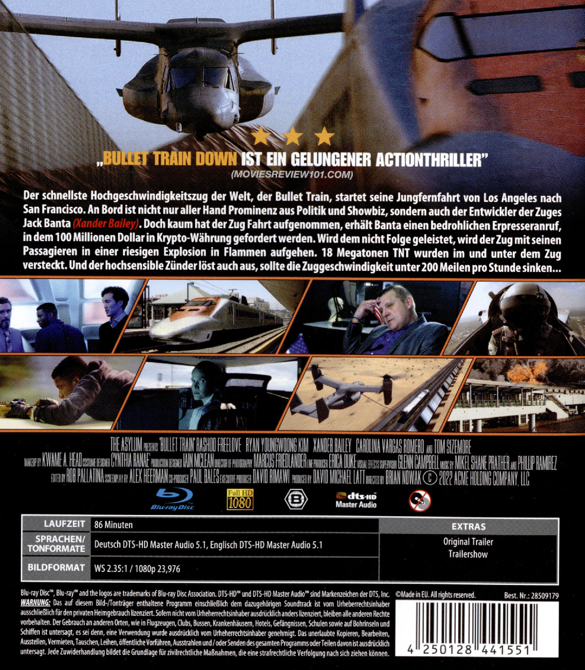 Bullet Train Down  (Blu-ray Disc)