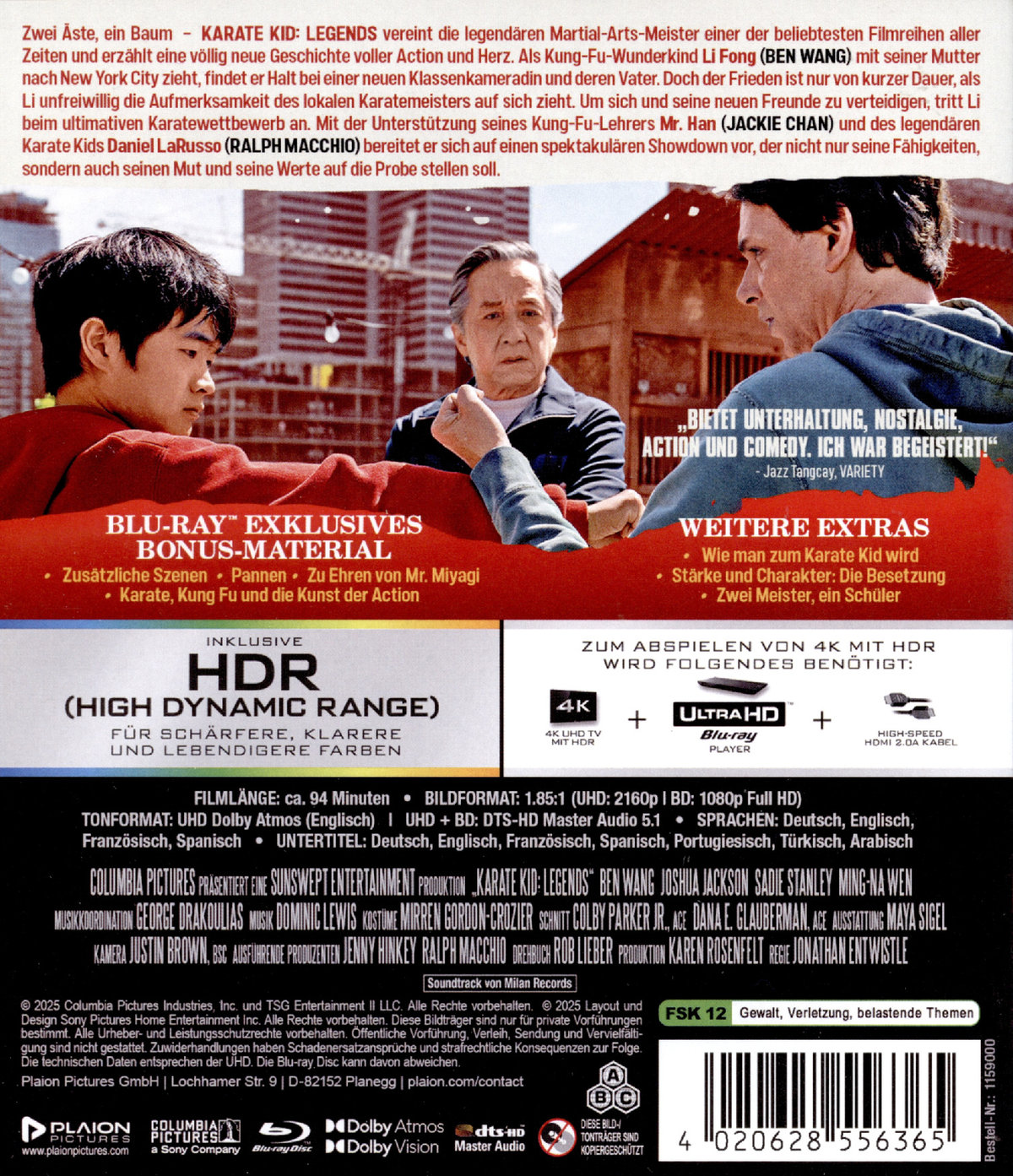 Karate Kid: Legends (2025) (4K Ultra HD+Blu-ray) 