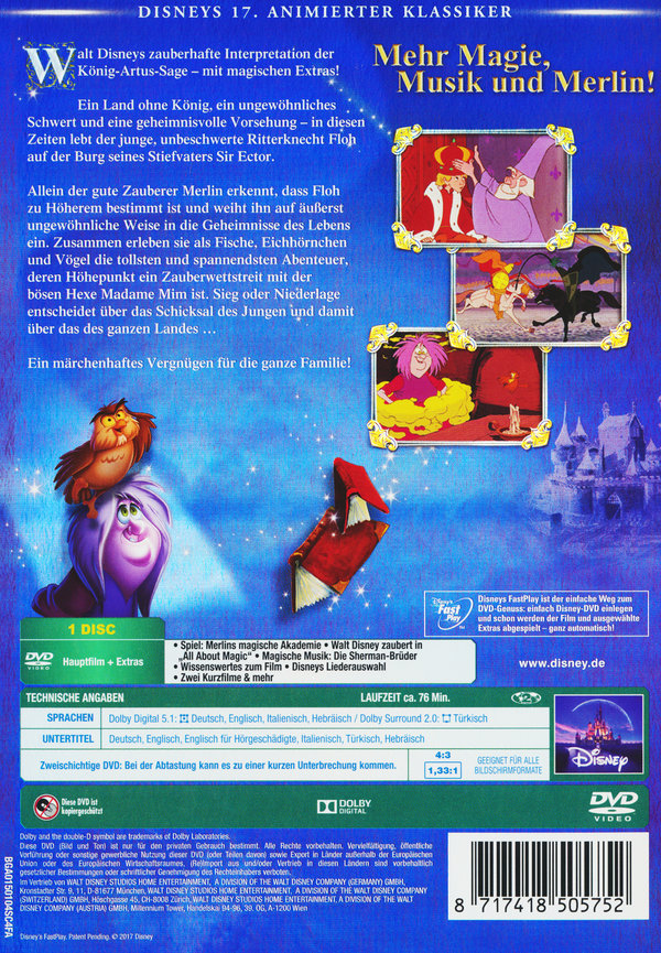Die Hexe und der Zauberer - Disney Classics  (DVD)