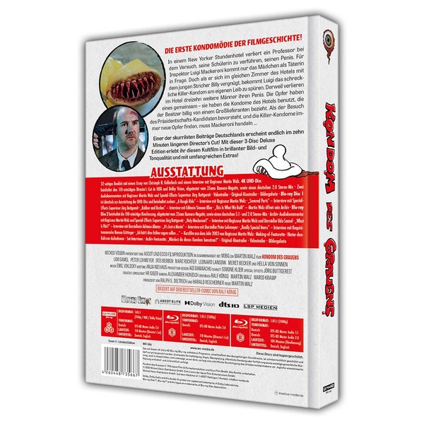 Kondom des Grauens - Directors Cut Mediabook Edition  (4K Ultra HD+blu-ray) (C)