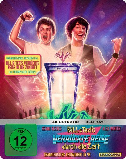 Bill & Ted's verrückte Reise durch die Zeit & in die Zukunft - Limited Steelbook Ediition (4K Ultra HD+blu-ray)