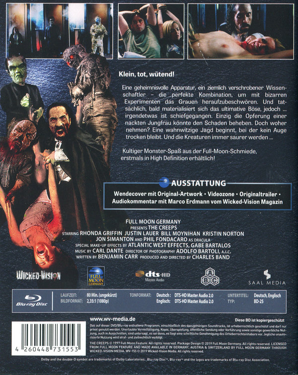 Creeps, The - Full Moon Classic Selection - Uncut (blu-ray)