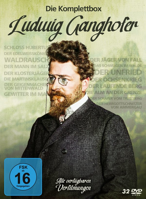 Ludwig Ganghofer Komplettbox (alle verfügbaren Verfilmungen)  [32 DVDs]  (DVD)