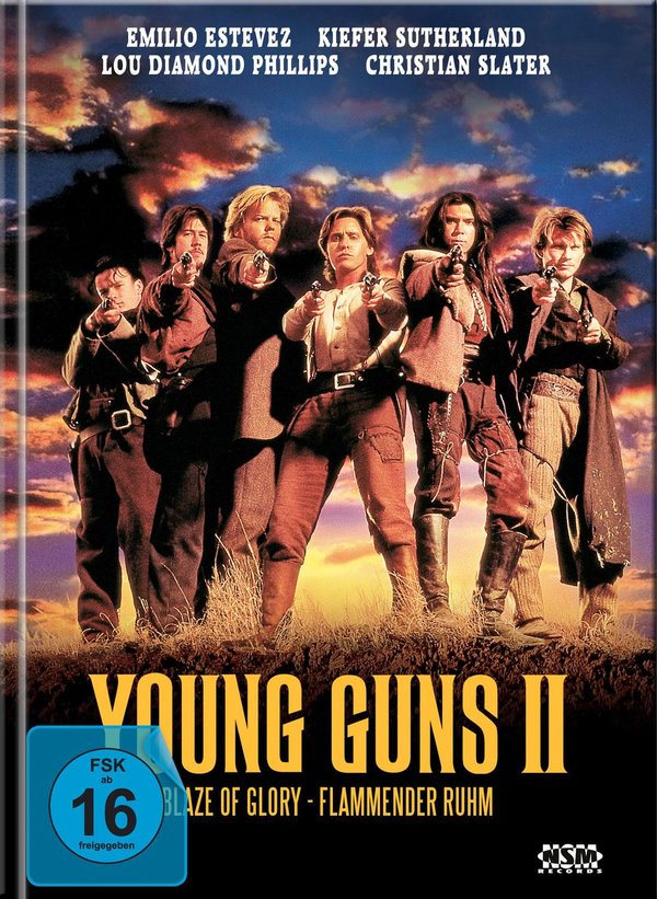 Young Guns 2 - Uncut Mediabook Edition (DVD+blu-ray)