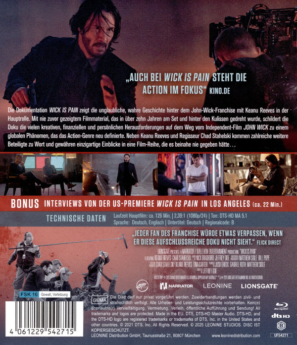 Wick is Pain  (Blu-ray Disc)