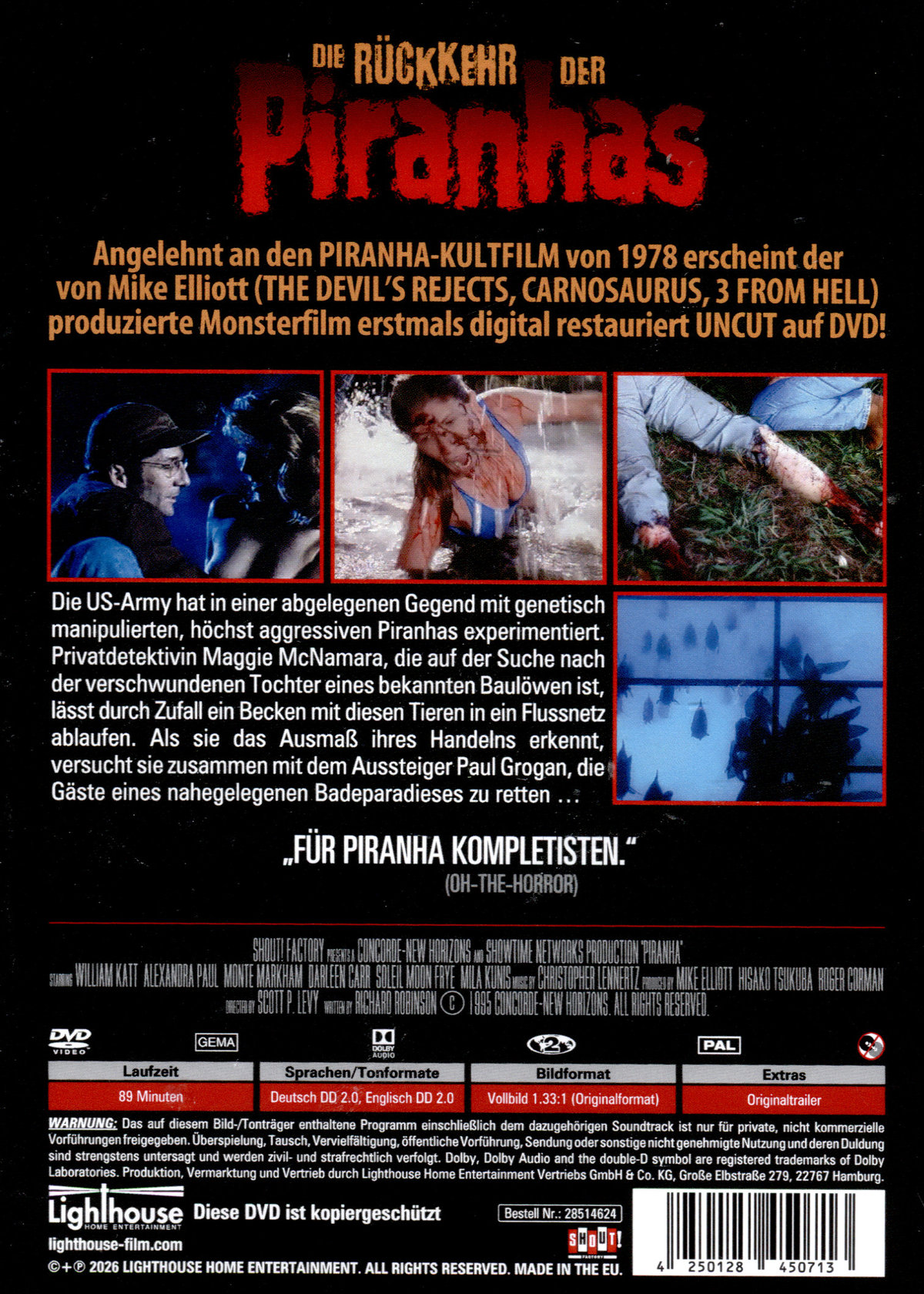 Die Rückkehr der Piranhas  (DVD)