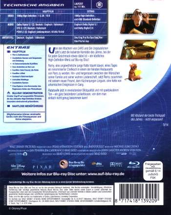 Ratatouille (blu-ray)