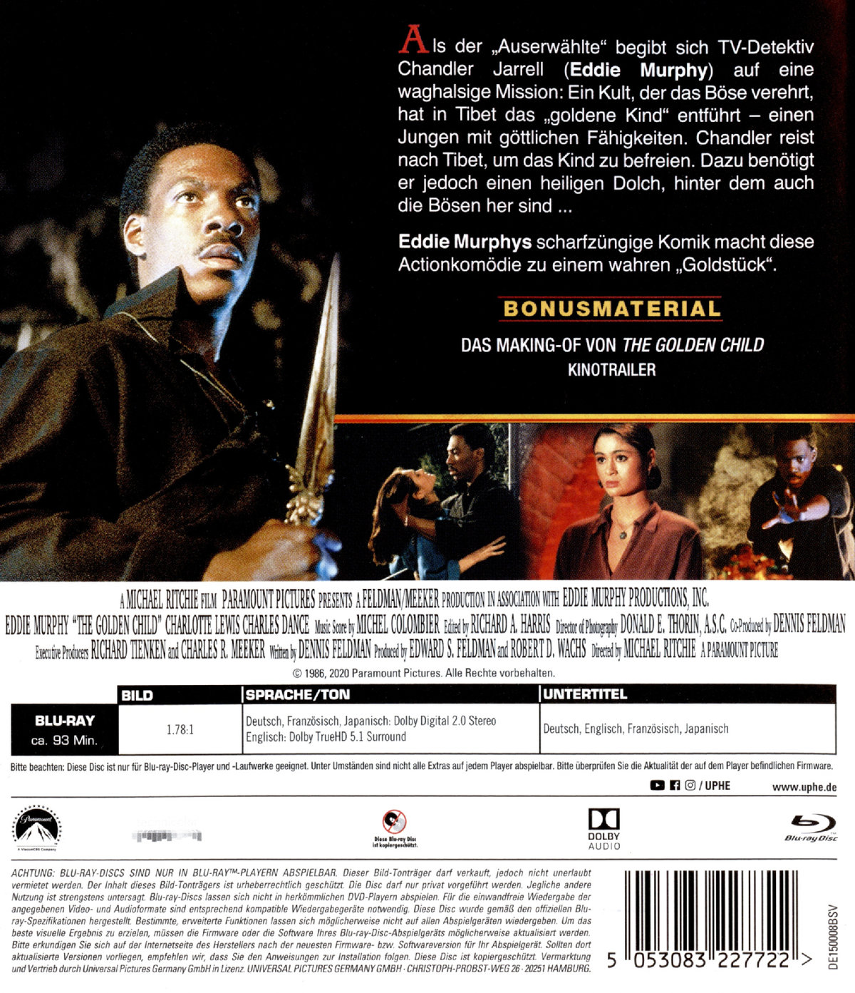 Auf der Suche nach dem goldenen Kind (blu-ray)