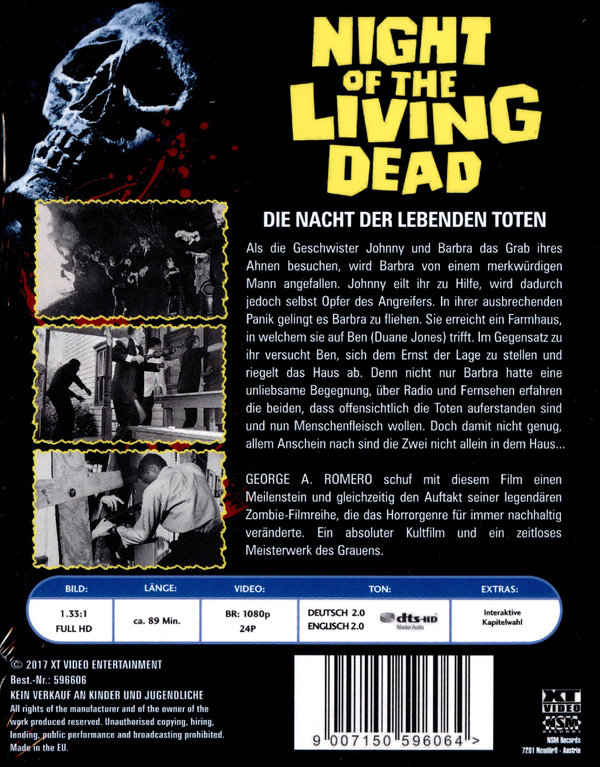 Night of the living Dead - Uncut Edition (blu-ray)