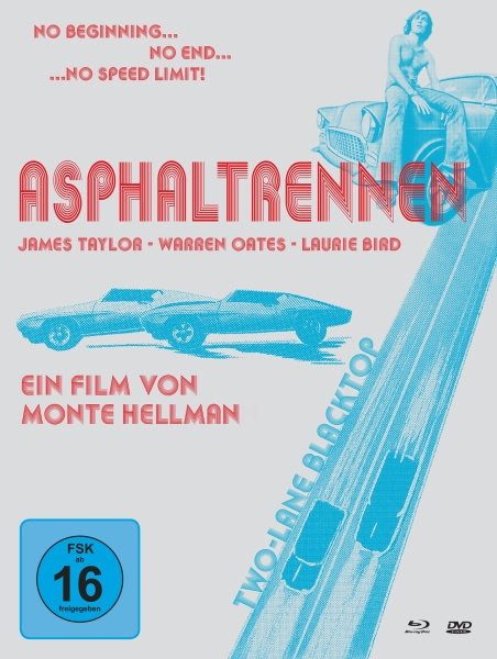 Asphaltrennen - Two-Lane Blacktop - Limited Mediabook Edition (DVD+blu-ray)