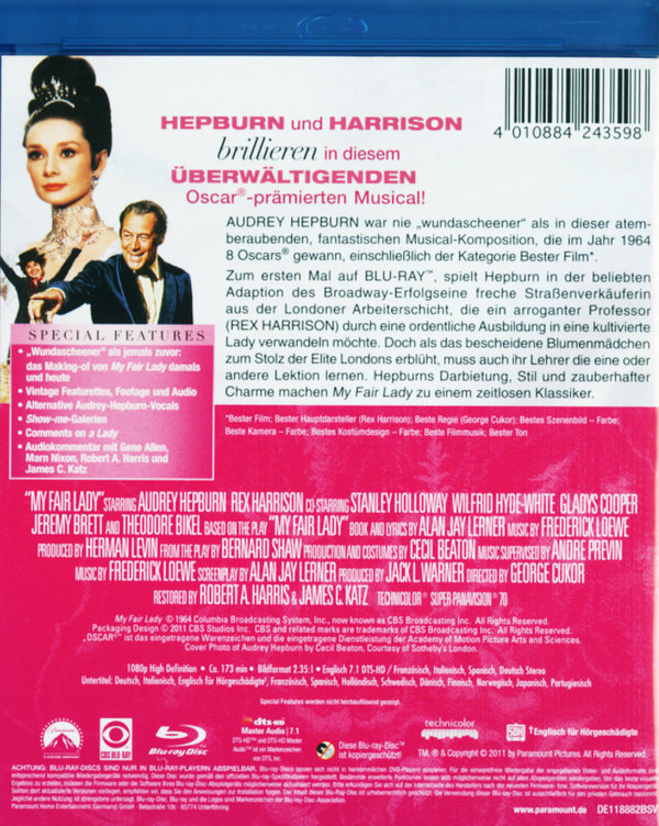 My Fair Lady  (Blu-ray Disc)