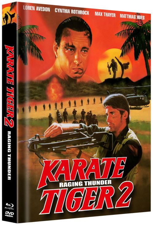 Karate Tiger 2 - Raging Thunder - Uncut Mediabook Edition  (DVD+blu-ray) (A)