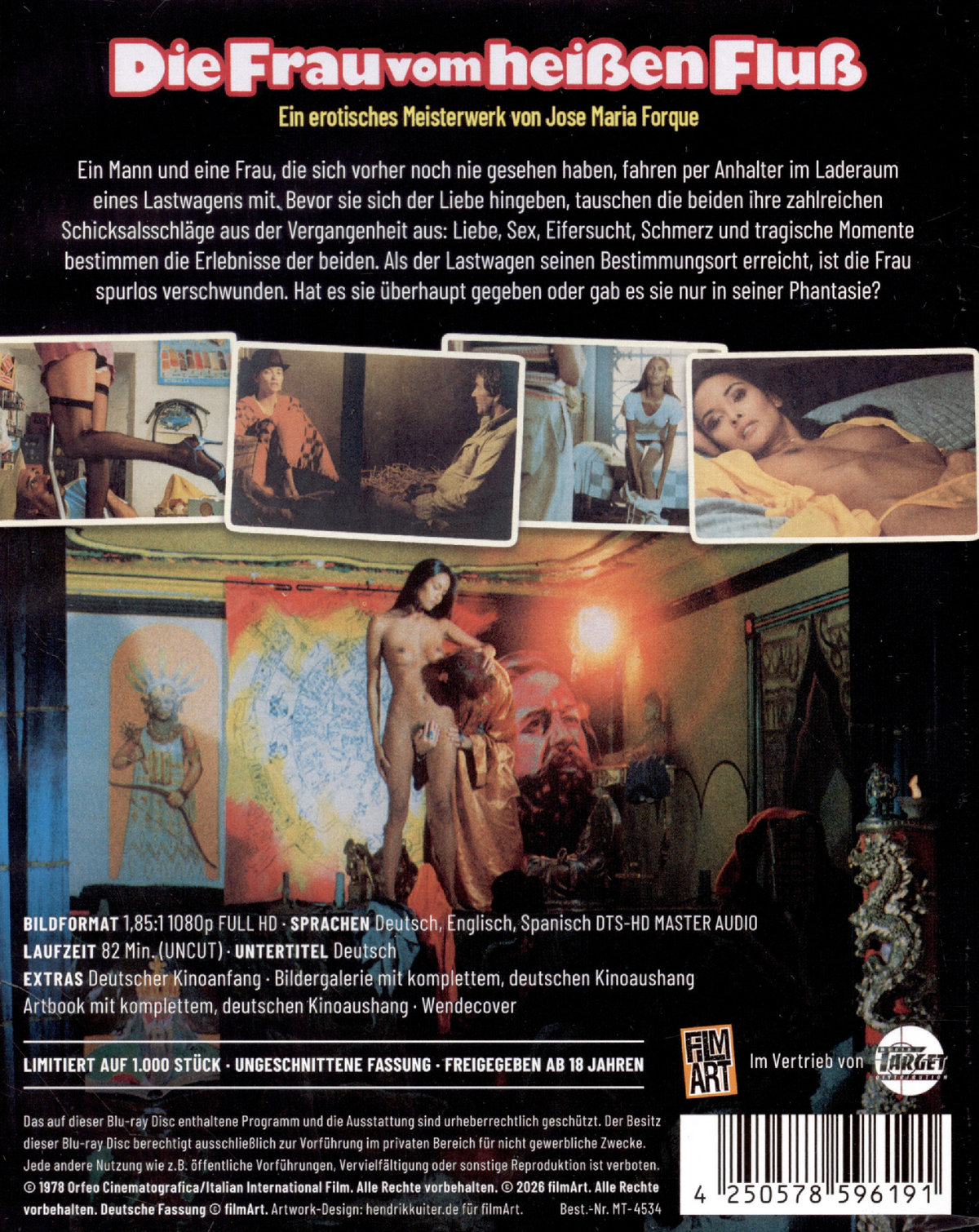 Die Frau vom heissen Fluss - Uncut Edition  (blu-ray)
