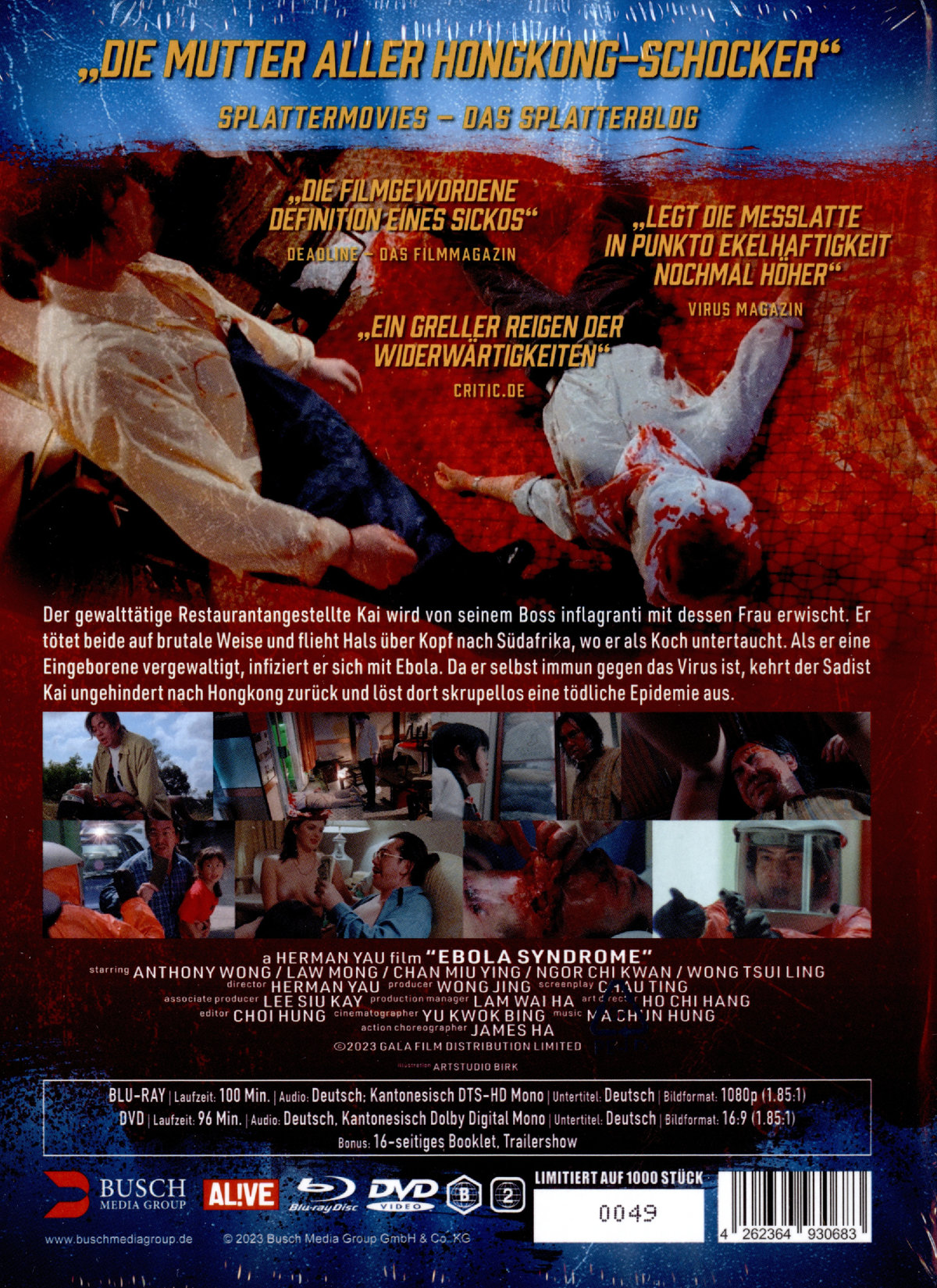 Ebola Syndrome - Uncut Mediabook Edition (DVD+blu-ray) (D)