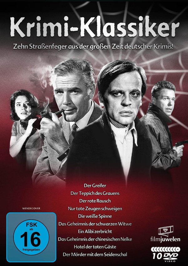 Krimi-Klassiker - Zehn Straßenfeger aus der großen Zeit deutscher Krimis!  [10 DVDs]  (DVD)