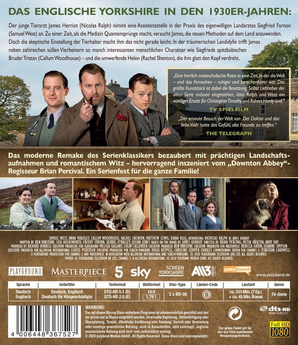 Der Doktor und das liebe Vieh - Staffel 1 - Erstmals auch auf Blu-ray!  [2 BRs]  (Blu-ray Disc)