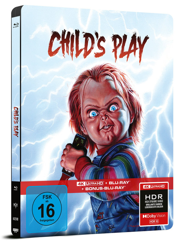 Chucky - Die Mörderpuppe - Uncut Steelbook Edition  (4K Ultra HD+blu-ray)