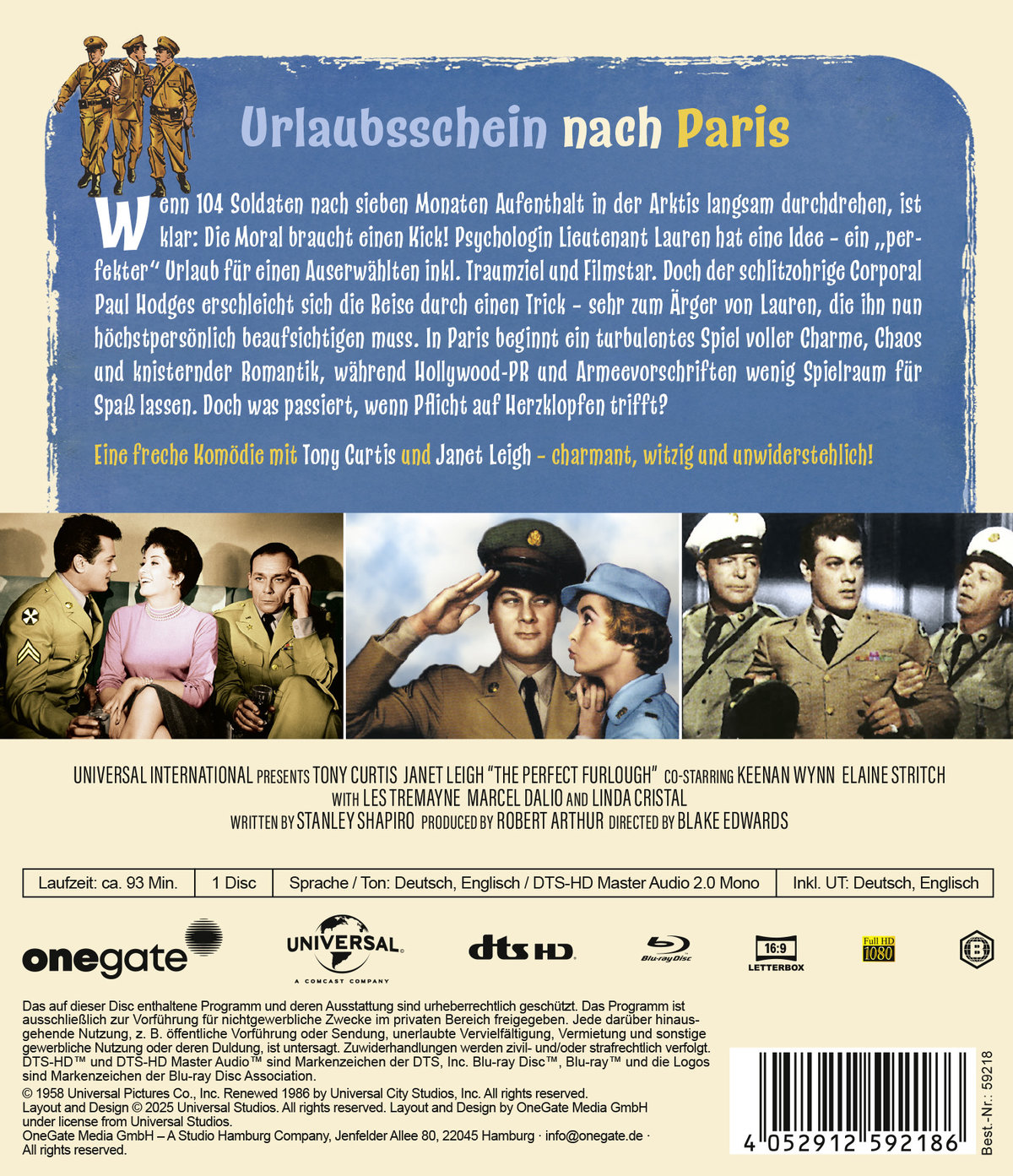 Urlaubsschein nach Paris  (Blu-ray Disc)
