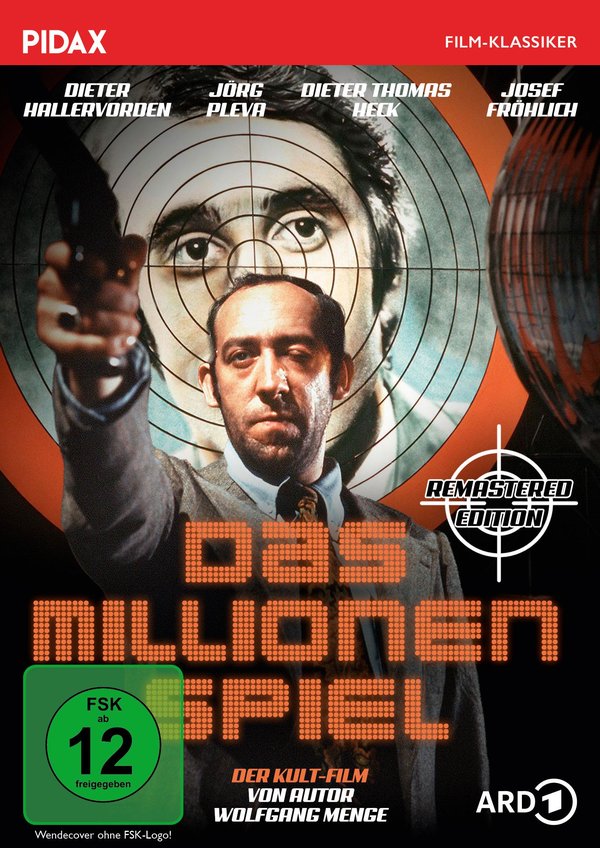 Das Millionenspiel - Remastered Edition / Visionärer Kult-Thriller mit Dieter Hallervorden und Dieter Thomas Heck (Pidax Film-Klassiker)  (DVD)