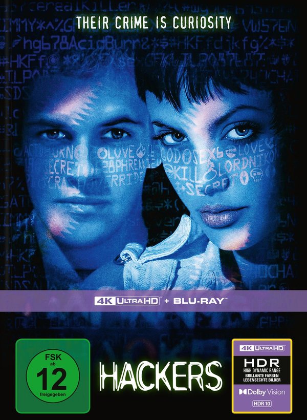 Hackers - Im Netz des FBI - Uncut Mediabook Edition  (4K Ultra HD+blu-ray)