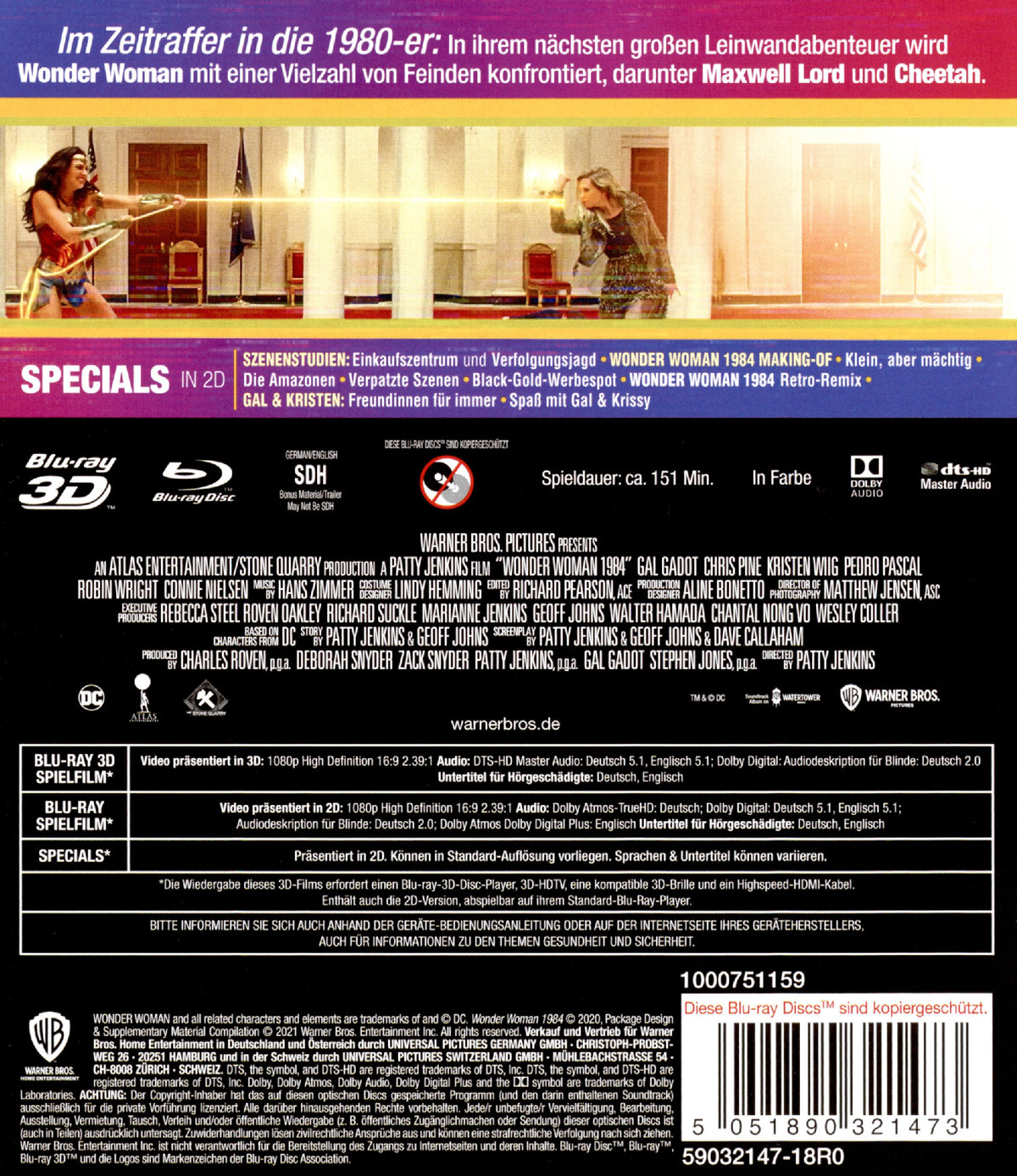 Wonder Woman 1984 3D (3D blu-ray)