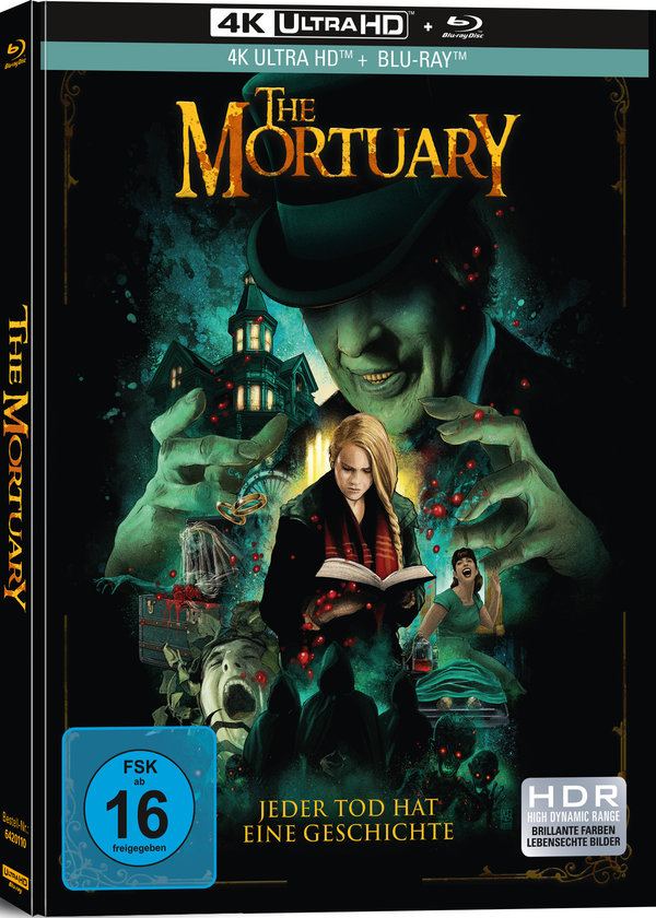 Mortuary, The - Jeder Tod hat eine Geschichte - Uncut Mediabook Edition (4K Ultra HD+blu-ray)