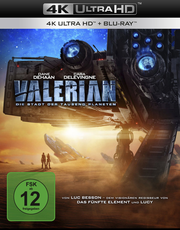 Valerian - Die Stadt der tausend Planeten  (4K Ultra HD) (+ Blu-ray)  (Blu-ray 4K Ultra HD)