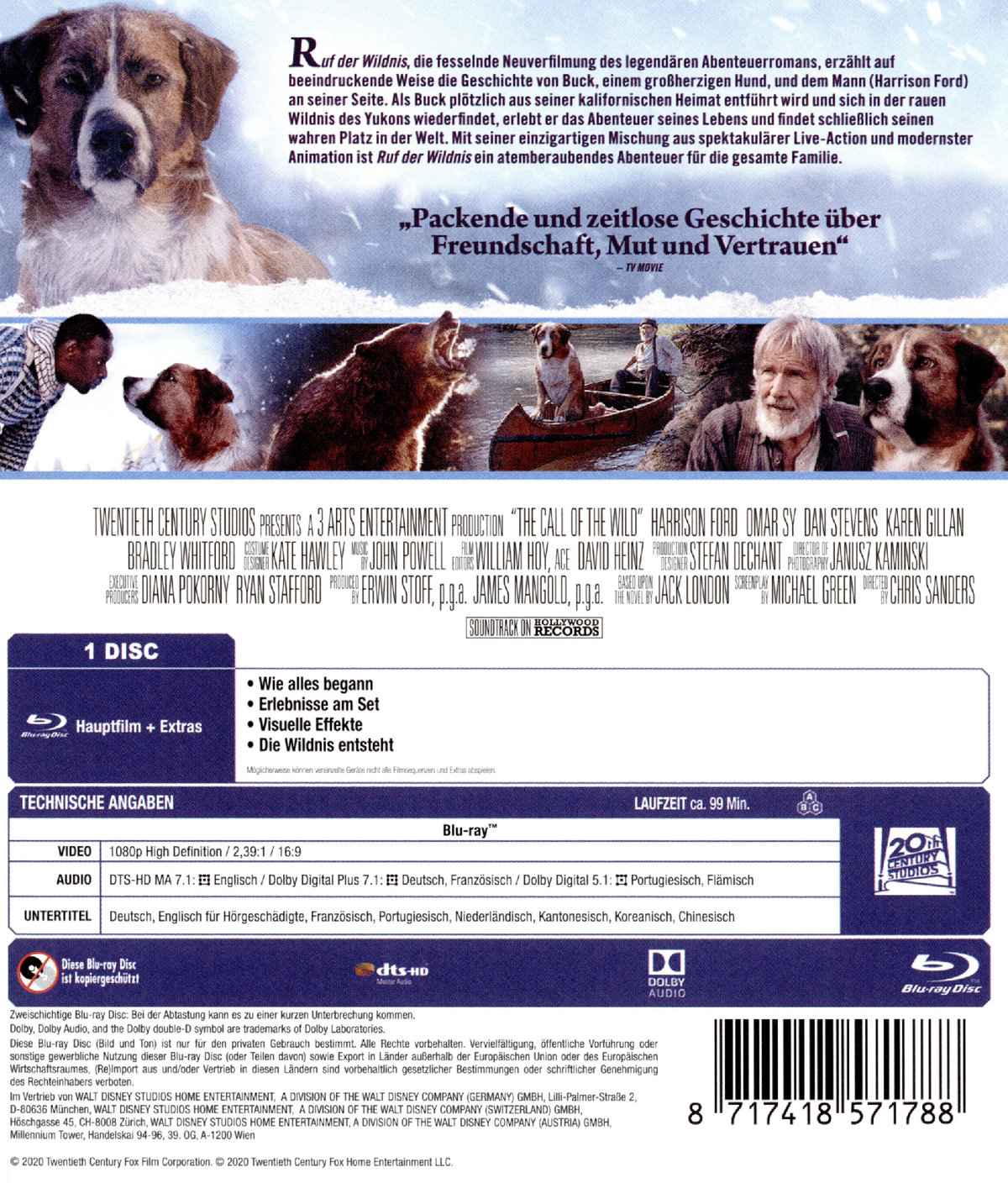 Ruf der Wildnis (blu-ray)
