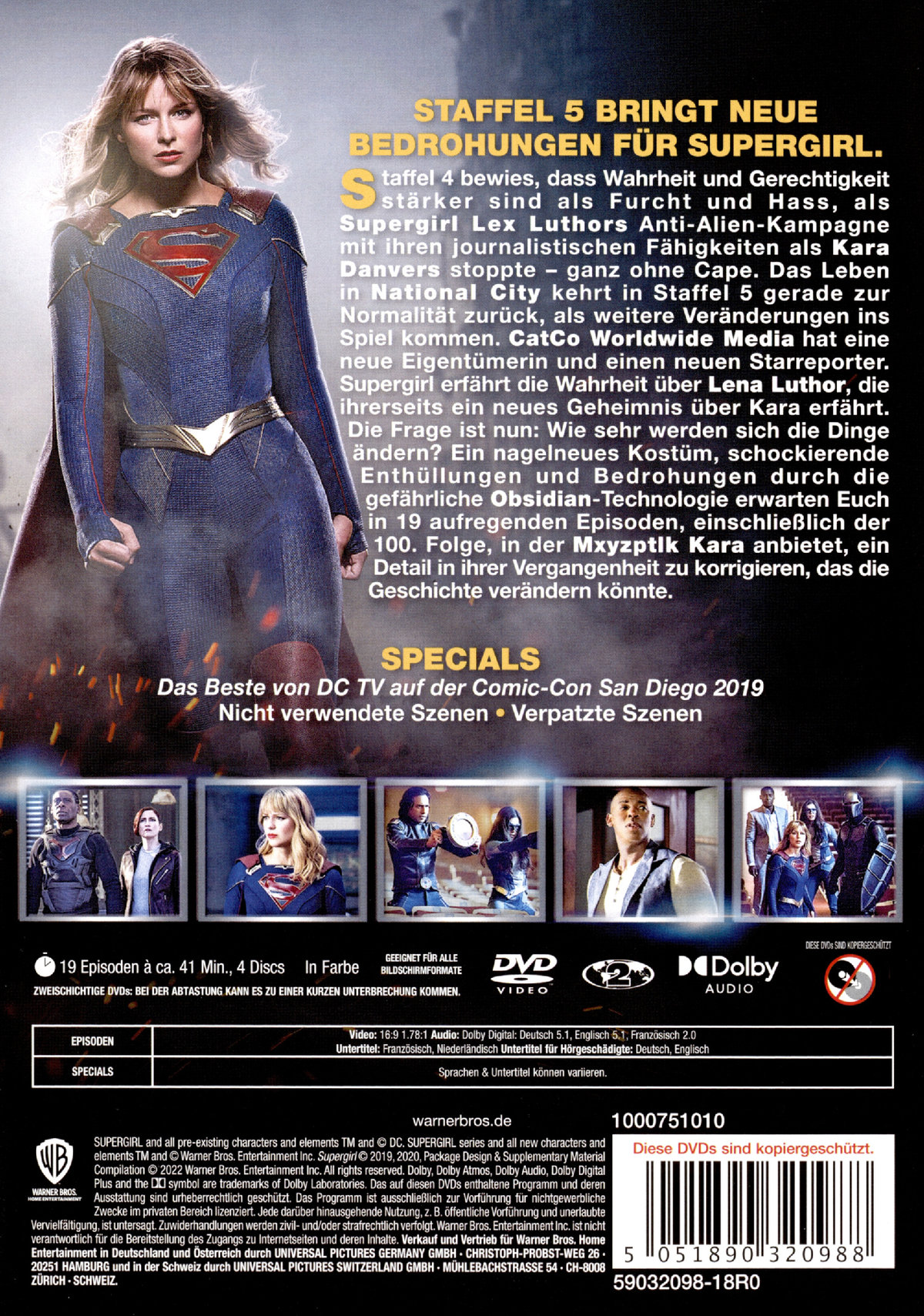 Supergirl - Die komplette 5. Staffel  [4 DVDs]  (DVD)