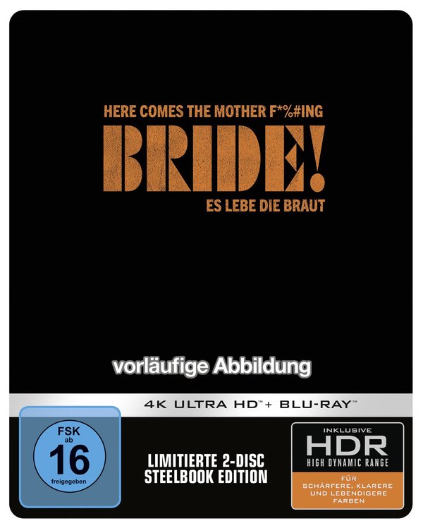 The Bride! - Es lebe die Braut - Limited Steelbook Edition  (4K Ultra HD+blu-ray)